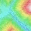 Carte topographique Mej, altitude, relief