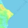 Carte topographique Greenore Point, altitude, relief