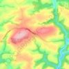 Carte topographique Widegates, altitude, relief