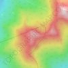 Carte topographique Green Mountain, altitude, relief