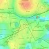 Carte topographique Benoni, altitude, relief