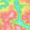 Carte topographique Baillier le Franc, altitude, relief