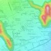 Carte topographique San Carlos, altitude, relief