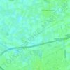 Carte topographique Hazelberg, altitude, relief