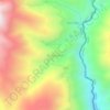 Carte topographique El Higueron, altitude, relief