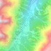 Carte topographique Prayon, altitude, relief