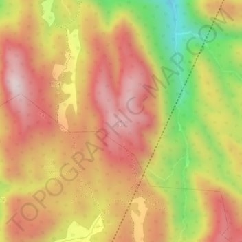 Carte topographique 金瓜山, altitude, relief