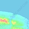 Carte topographique Anse-à-Veau, altitude, relief