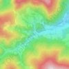 Carte topographique Anger, altitude, relief