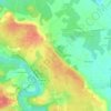 Carte topographique La Franchie, altitude, relief