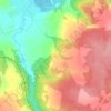 Carte topographique Денисьево, altitude, relief