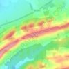 Carte topographique Serra do Louro, altitude, relief