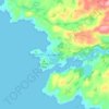 Carte topographique Achmelvich, altitude, relief