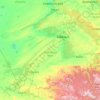 Carte topographique Kraï de l'Altaï, altitude, relief