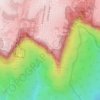 Carte topographique Echo Point, altitude, relief