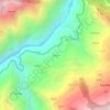 Carte topographique Tyawal, altitude, relief