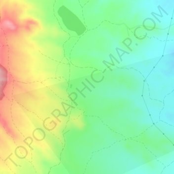 Carte topographique La Charosa, altitude, relief