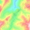 Carte topographique Vadillo Castril, altitude, relief