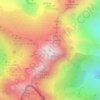 Carte topographique Mont Valier, altitude, relief