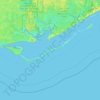 Carte topographique Saint George Island, altitude, relief