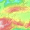 Carte topographique Damvant, altitude, relief