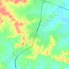 Carte topographique Oued Nechou, altitude, relief