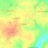 Carte topographique Welborne, altitude, relief
