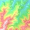 Carte topographique Brañaseca, altitude, relief