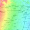 Carte topographique Banyudono, altitude, relief