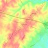 Carte topographique Poplar Springs, altitude, relief