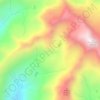 Carte topographique Babine Range, altitude, relief