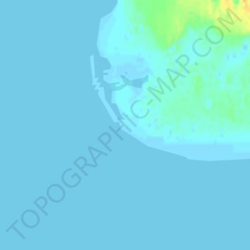 Carte topographique Fellfoot Point, altitude, relief
