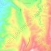 Carte topographique Valencia, altitude, relief