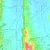 Carte topographique Houahou Nord, altitude, relief