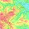 Carte topographique Hoyland, altitude, relief