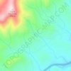 Carte topographique Hideaway Mountain Lake Dam, altitude, relief