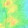 Carte topographique Nime, altitude, relief