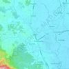 Carte topographique Mae Rim, altitude, relief