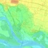Carte topographique San Leonardo, altitude, relief