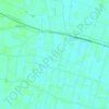 Carte topographique Horbling Fen, altitude, relief