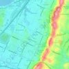 Carte topographique Glenwood, altitude, relief