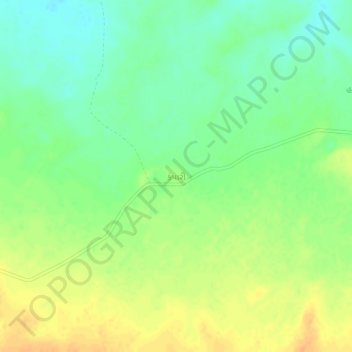 Carte topographique Kanpar, altitude, relief