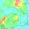 Carte topographique Lassington, altitude, relief