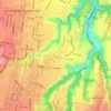 Carte topographique Zona 5, altitude, relief