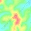 Carte topographique Kyanika, altitude, relief