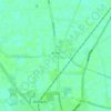 Carte topographique Cowbridge, altitude, relief