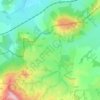 Carte topographique Higher Halstock Leigh, altitude, relief