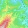 Carte topographique Appalachian Ski Mountain Dam, altitude, relief