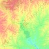 Carte topographique Soubré, altitude, relief