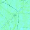 Carte topographique Cowbit, altitude, relief